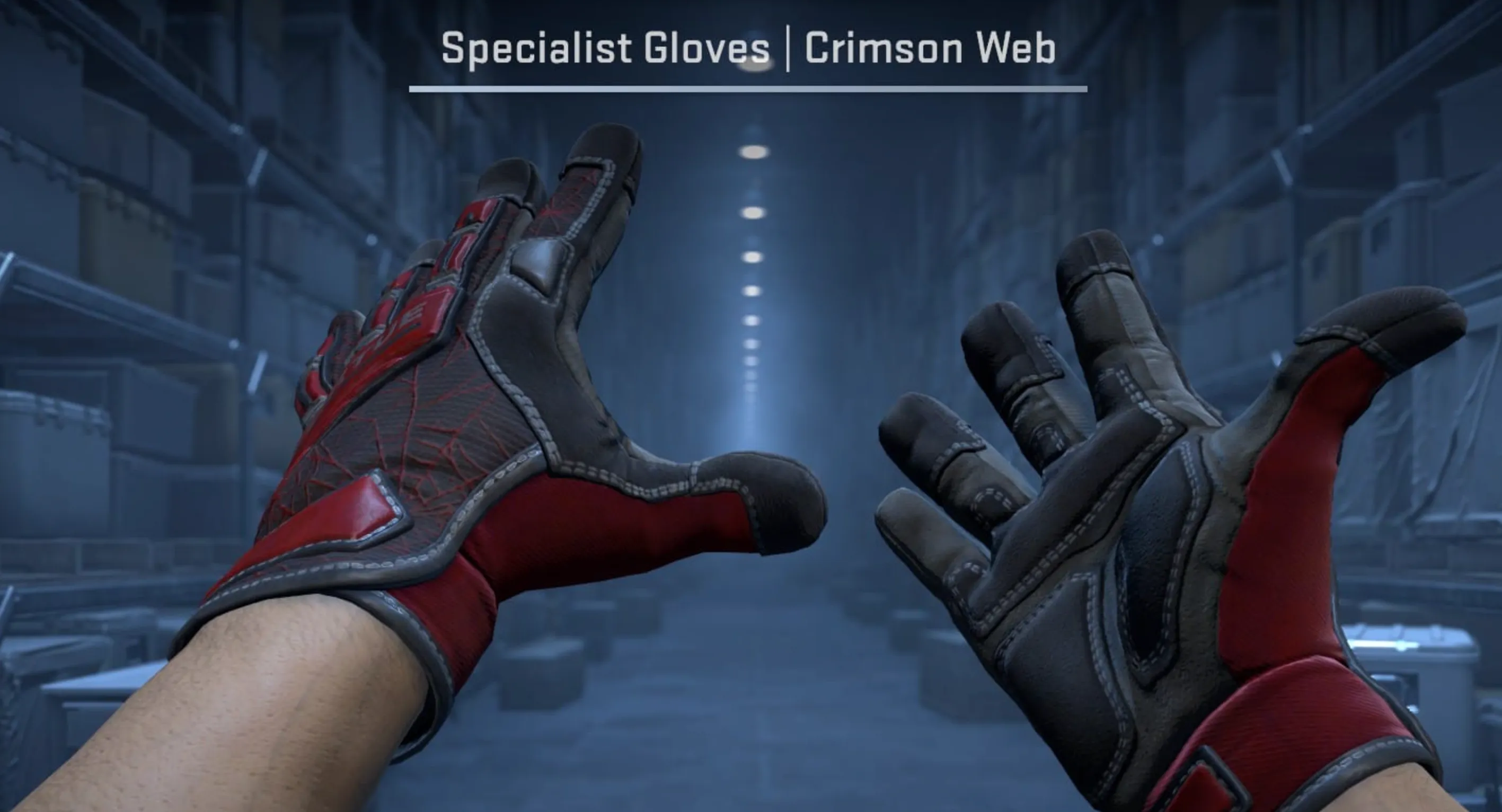 Specialist Gloves Crimson Web